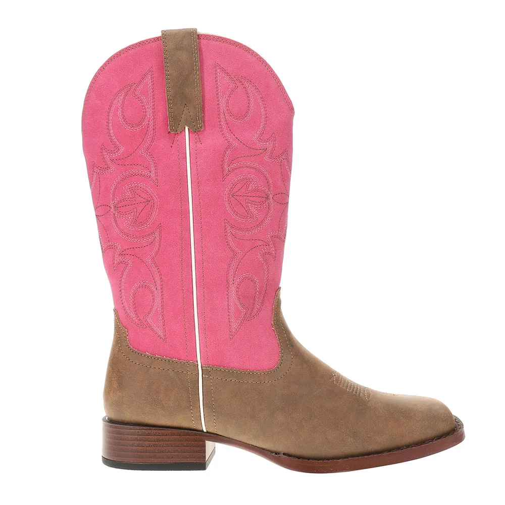 Ainsley Embroidered Square Toe Cowboy Boots