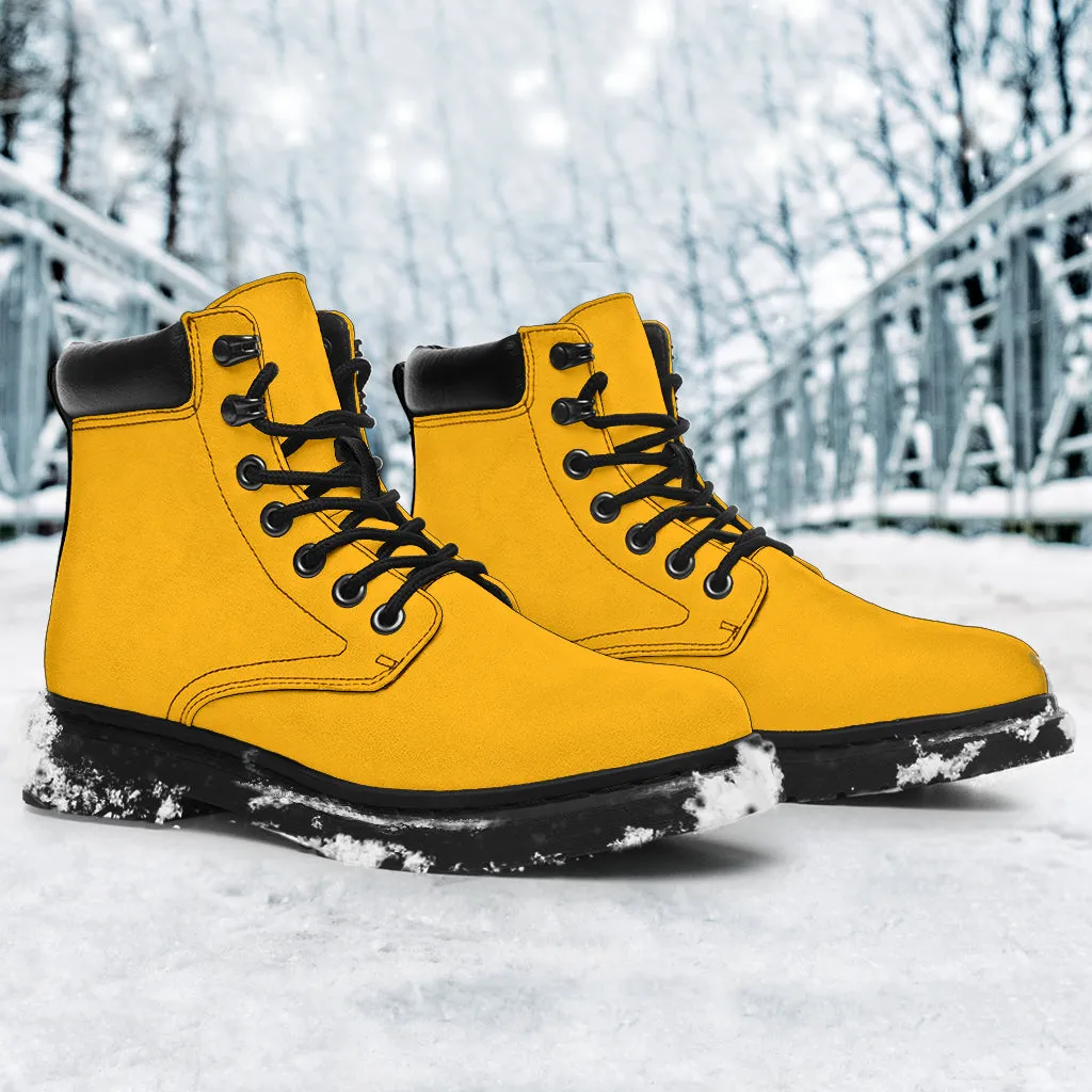 All-Season Boots_Gold-Yellow_Micro-Suede