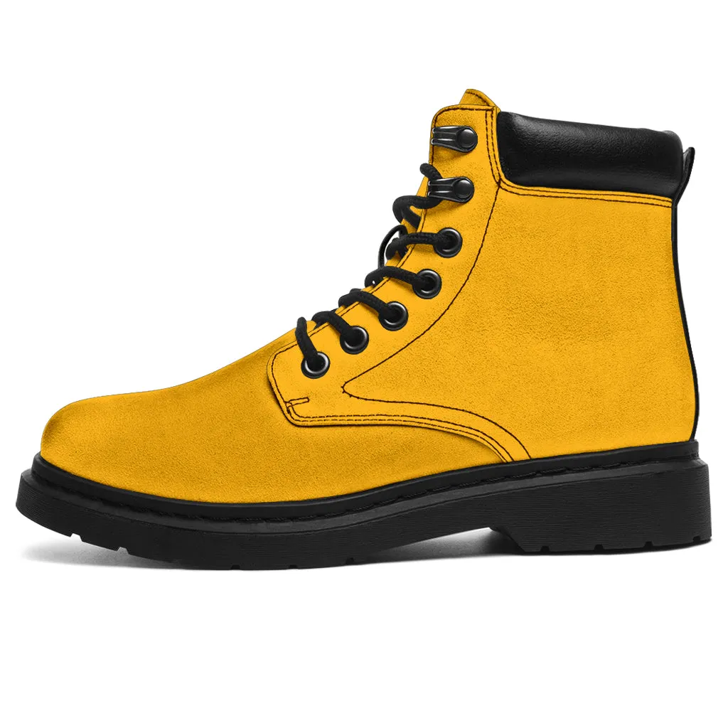 All-Season Boots_Gold-Yellow_Micro-Suede