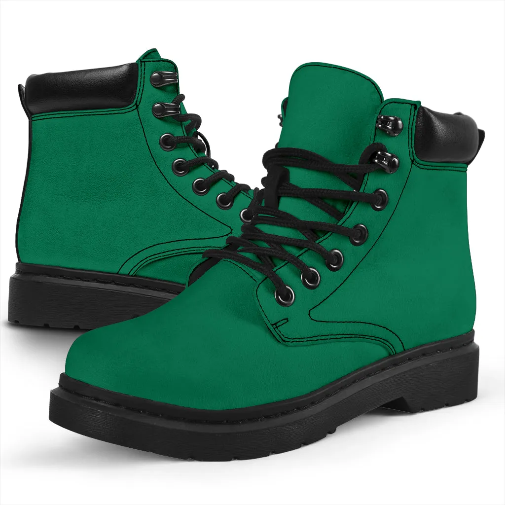 All-Season Boots_Green_Micro-Suede