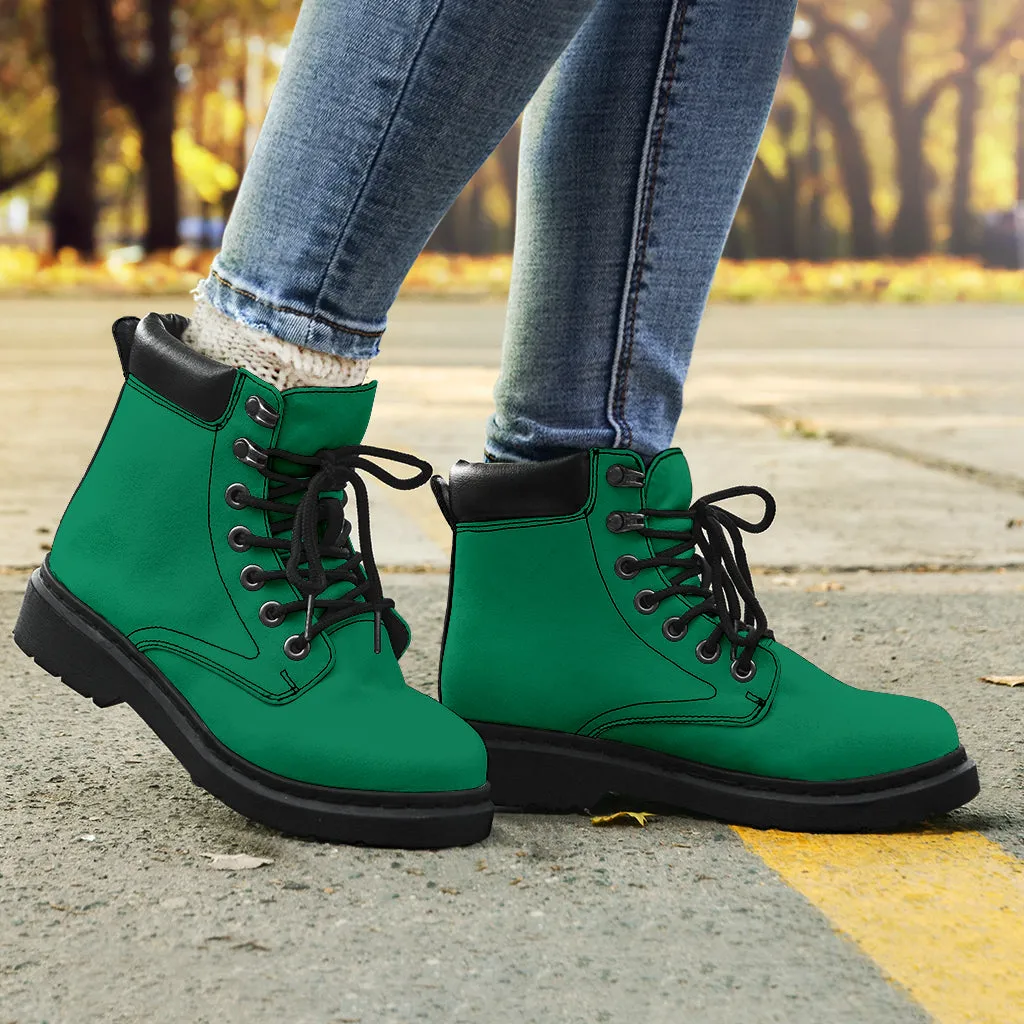 All-Season Boots_Green_Micro-Suede