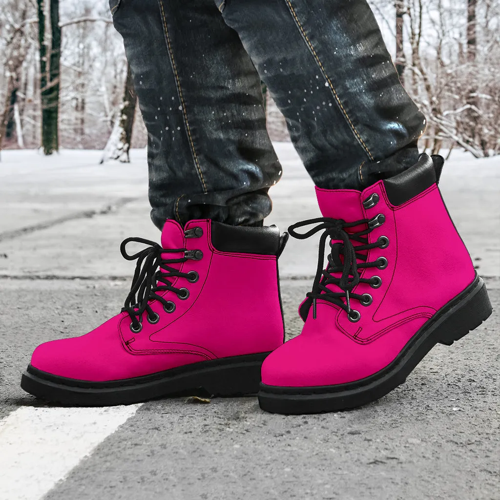 All-Season Boots_Pink-Hot_ Micro-Suede