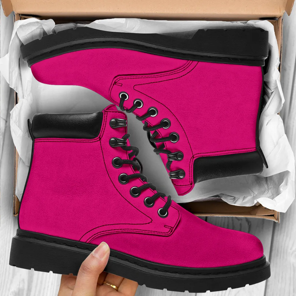 All-Season Boots_Pink-Hot_ Micro-Suede