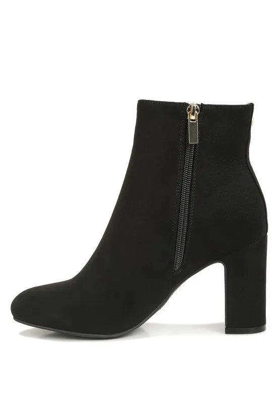 Alysia Block Heel Ankle Boots