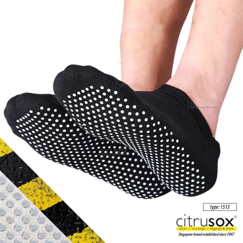 Anti-Skid Cushioned Tab Men Ankle Socks