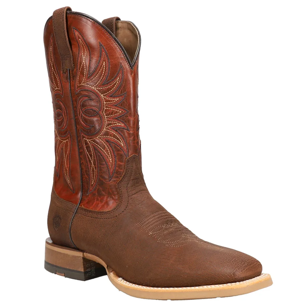 Arena Winner Embroidered Square Toe Cowboy Boot