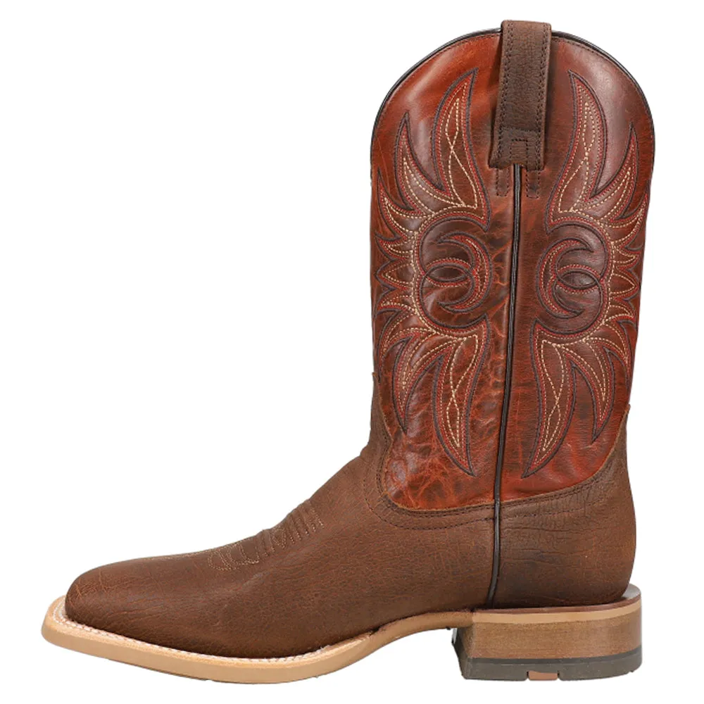 Arena Winner Embroidered Square Toe Cowboy Boot