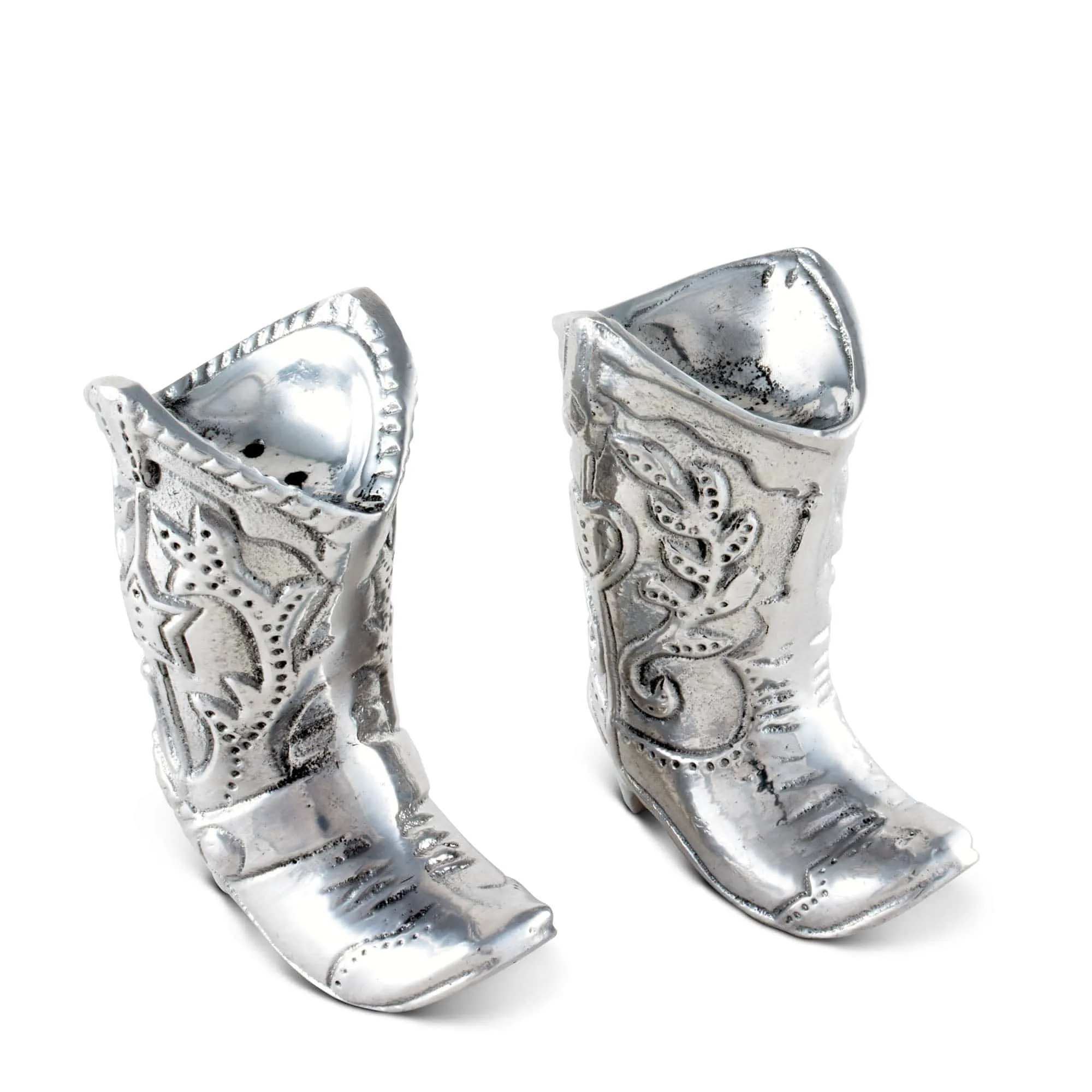 Arthur Court Cowboy Boot Salt and Pepper Set