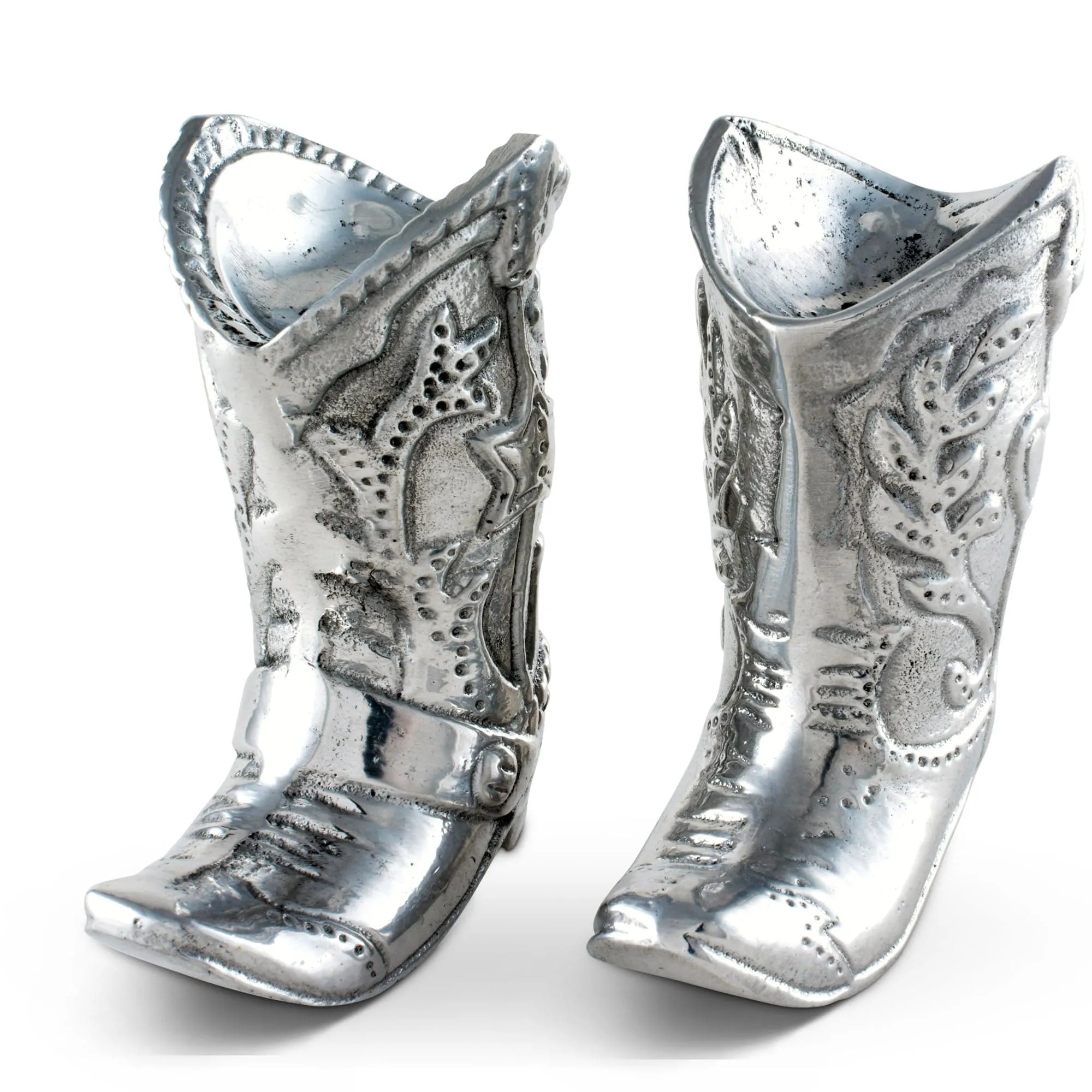 Arthur Court Cowboy Boot Salt and Pepper Set