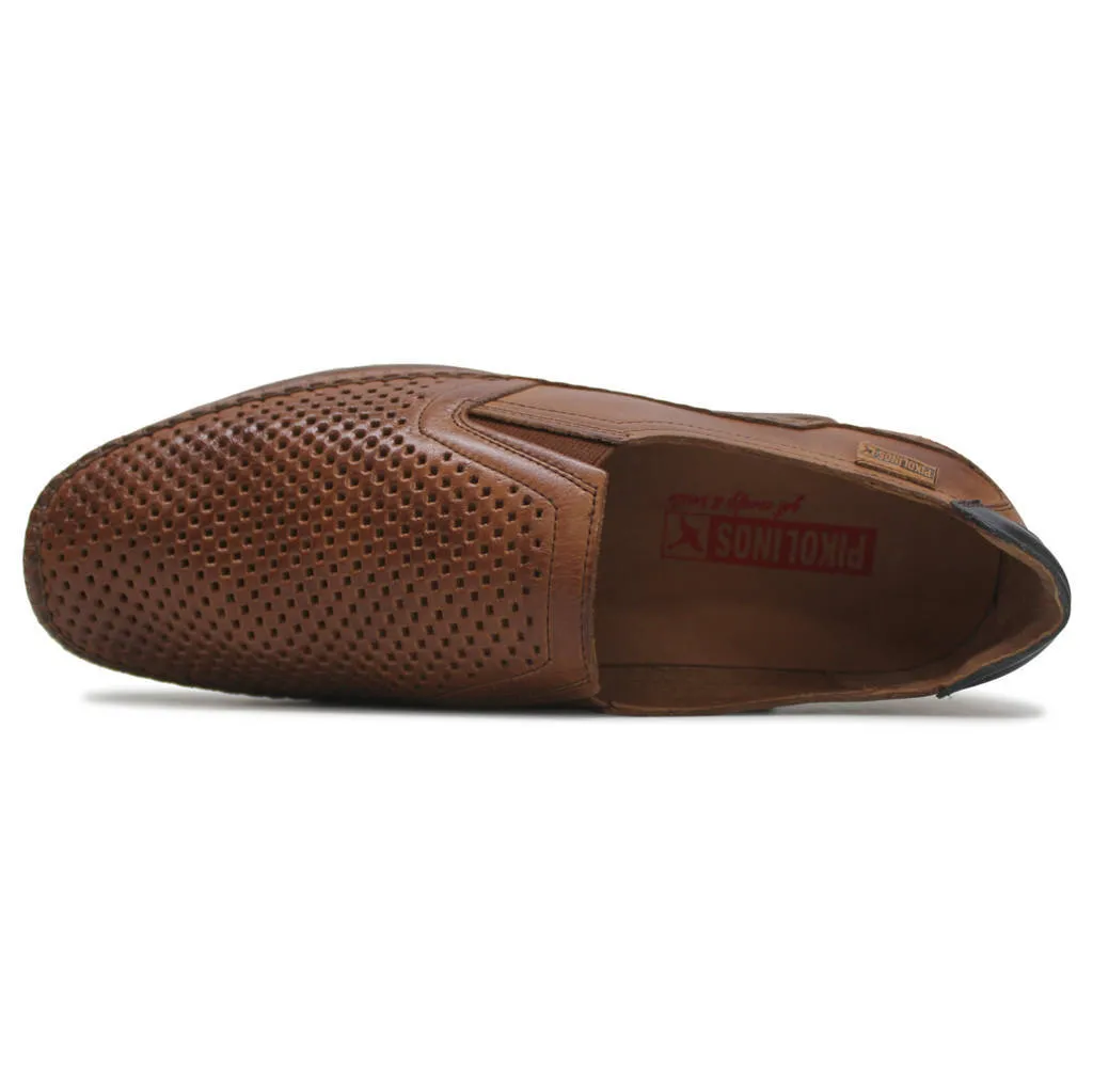 Azores Leather Men's Slip On Shoes