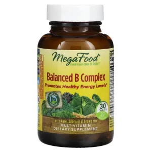 Balanced Vitamin B Complex MegaFood Balanced, 30 tablets