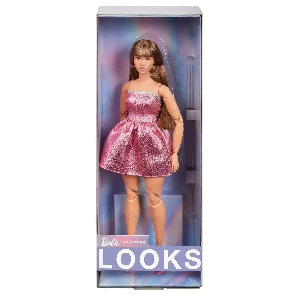 Barbie Signature Barbie Looks Doll #24 (Curvy, Long Brown Hair)