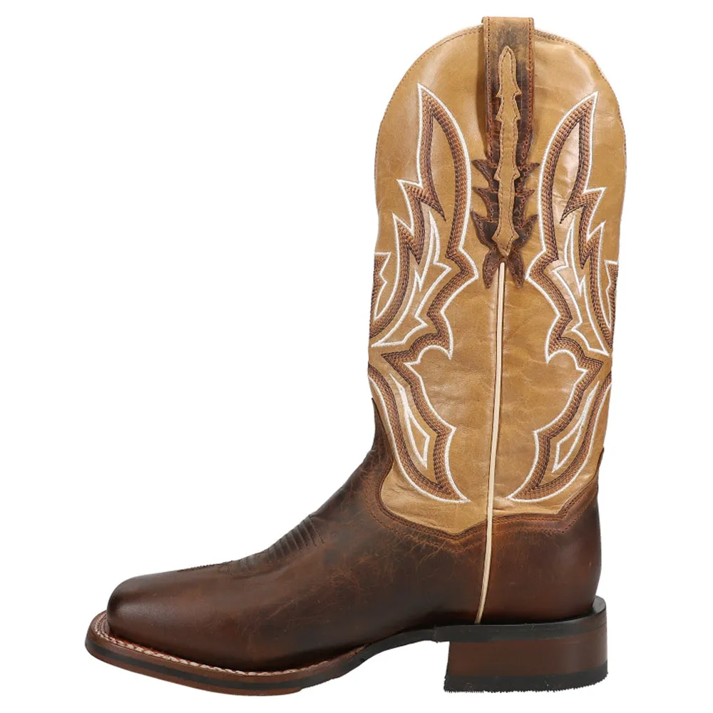 Bellamy Embroidery Square Toe Cowboy Boots