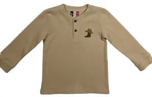 Boots and Hat Embroidered Longsleeve Shirt