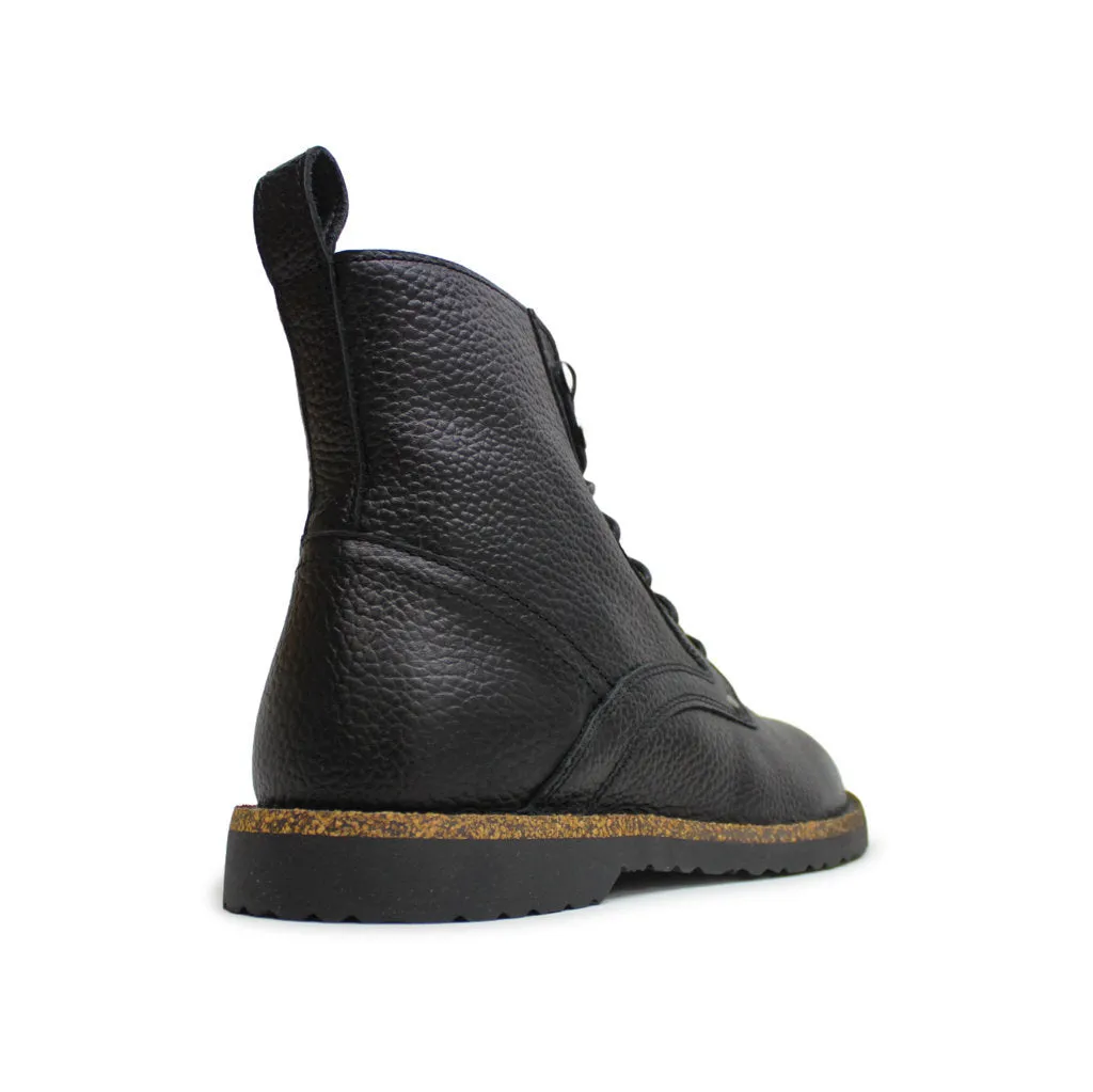 Bryson Natural Grained Leather Unisex Ankle Boots