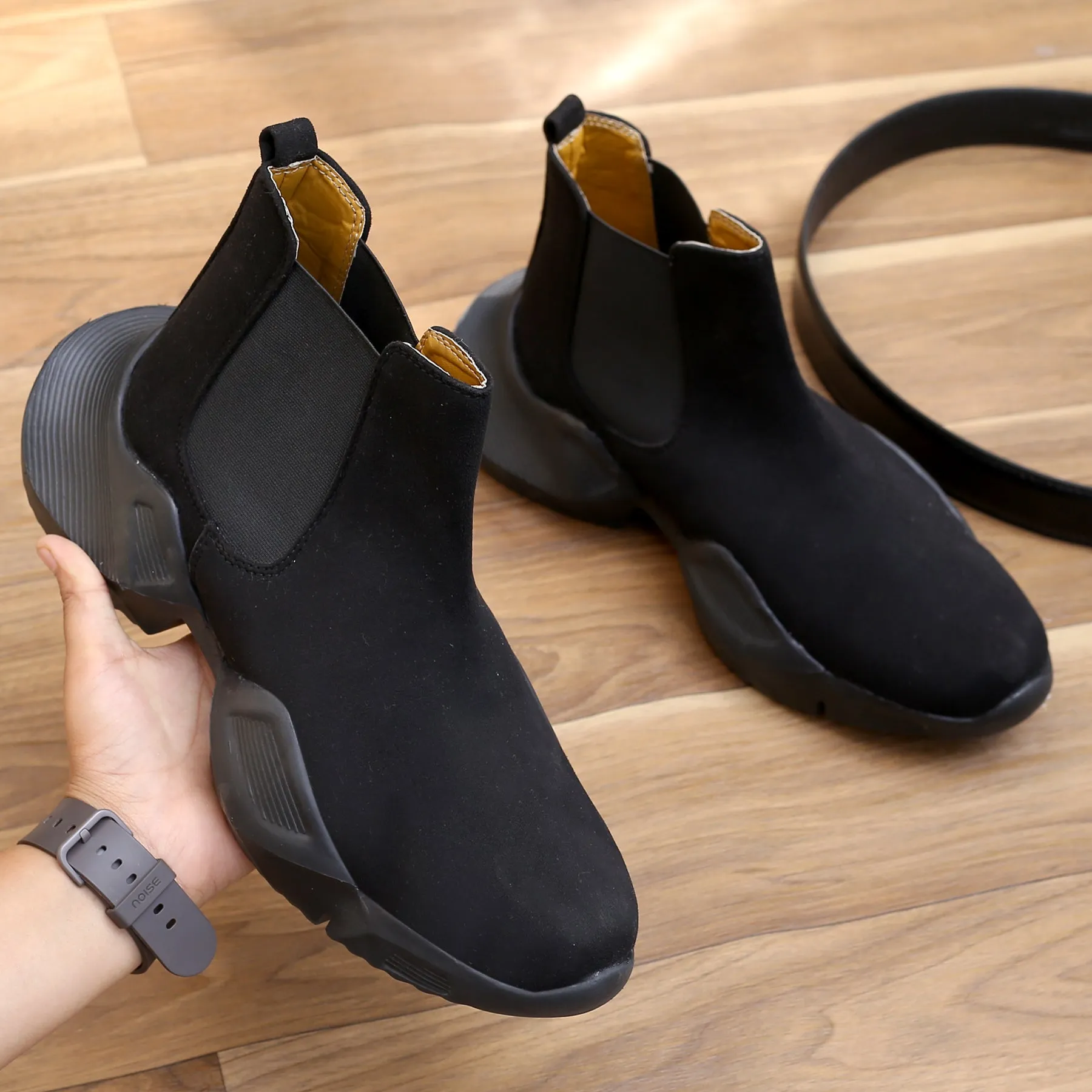 Bxxy  Mens's  Suede Latest Casual Chelsea Boot For Men