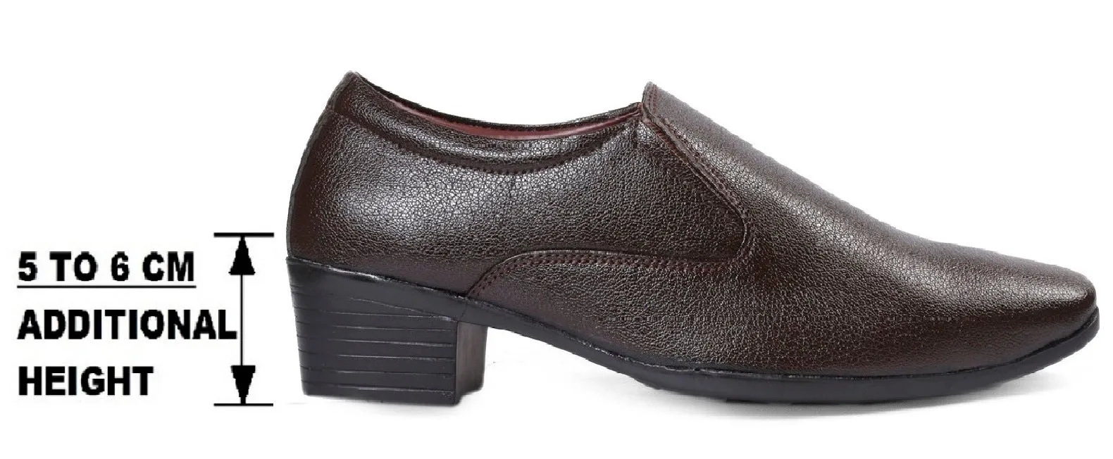 Bxxy's Height Increasing Vegan Leather Elevator Shoes for Men