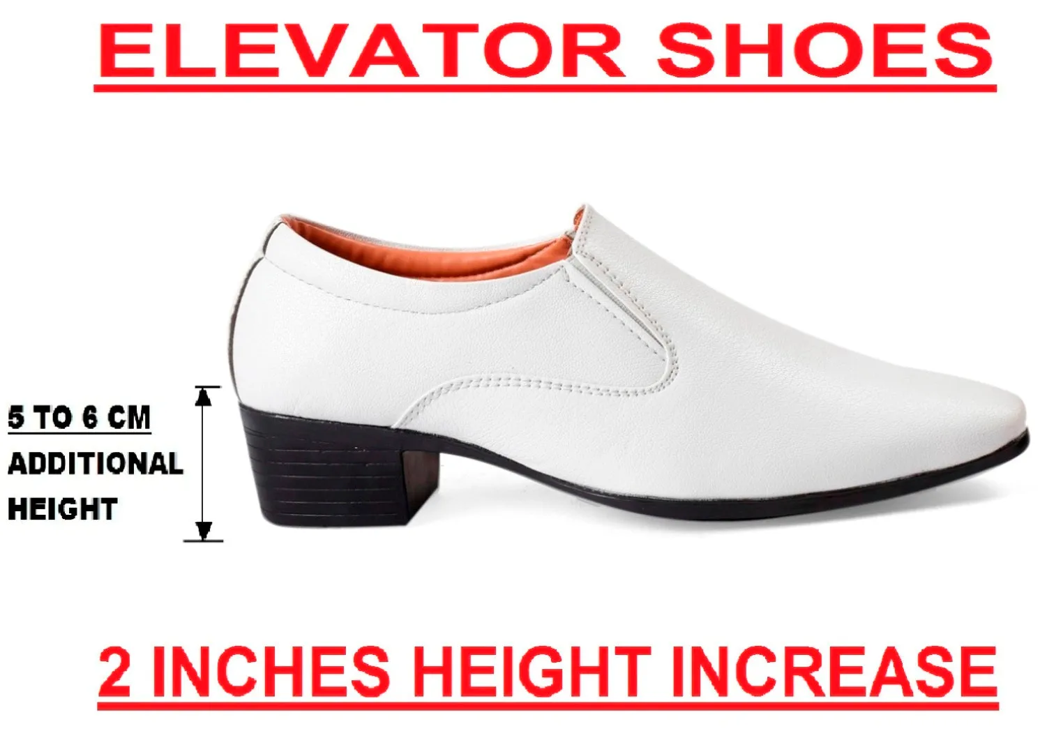 Bxxy's Men's Height Increasing Office Wear Slip-on Shoes