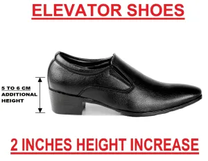 Bxxy's Men's Height Increasing Office Wear Slip-on Shoes