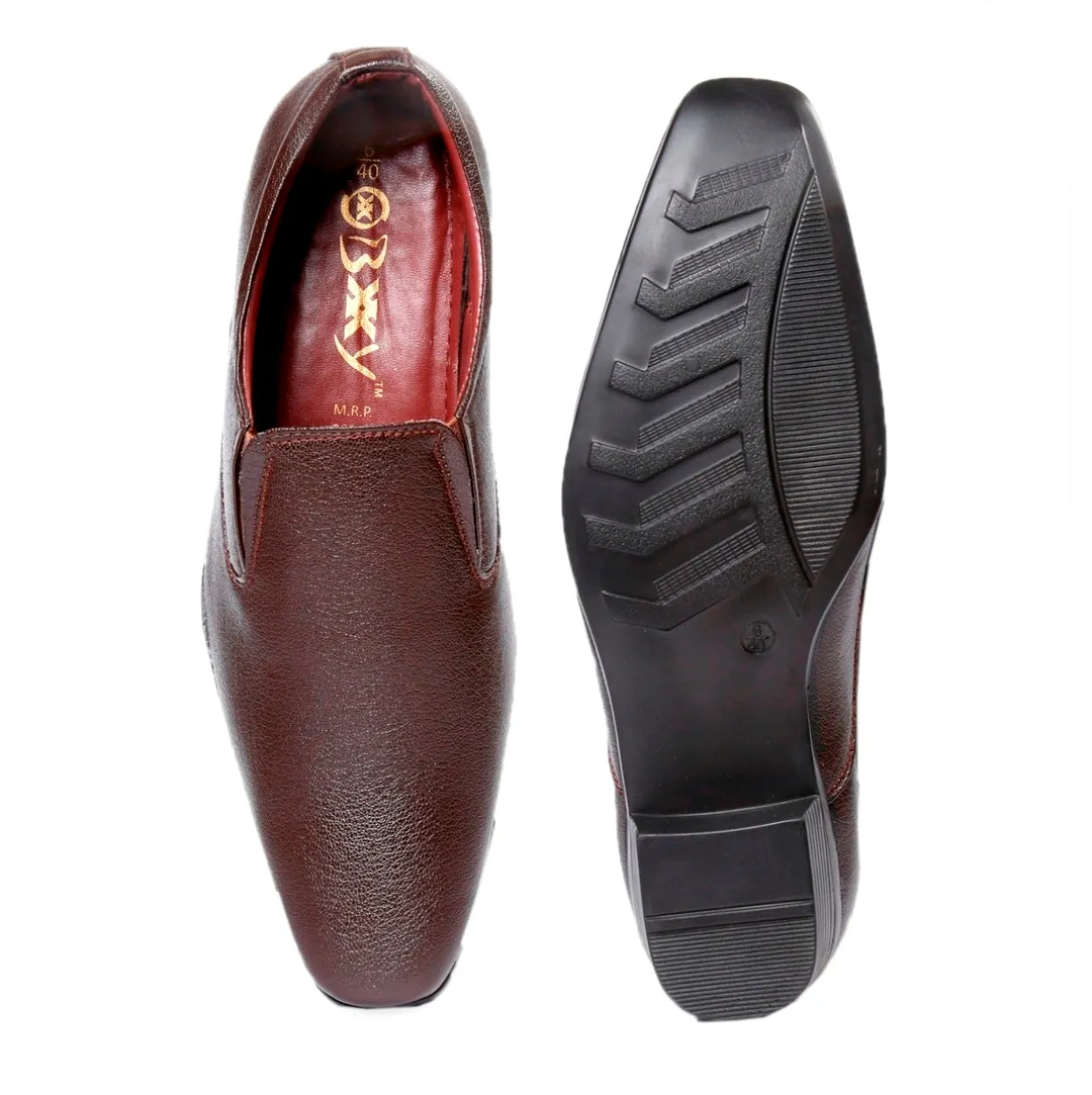 Bxxy's Men's Height Increasing Office Wear Slip-on Shoes