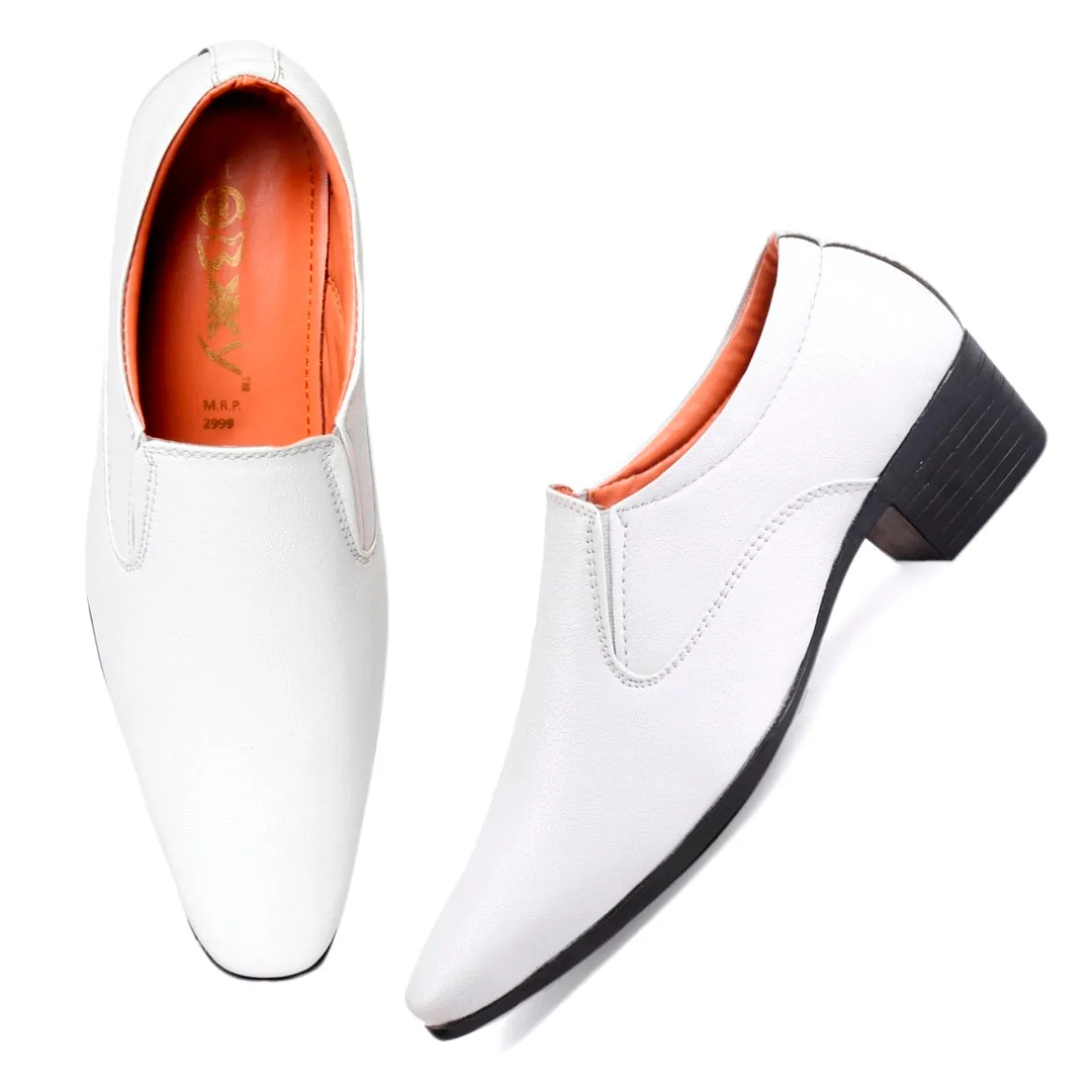 Bxxy's Men's Height Increasing Office Wear Slip-on Shoes