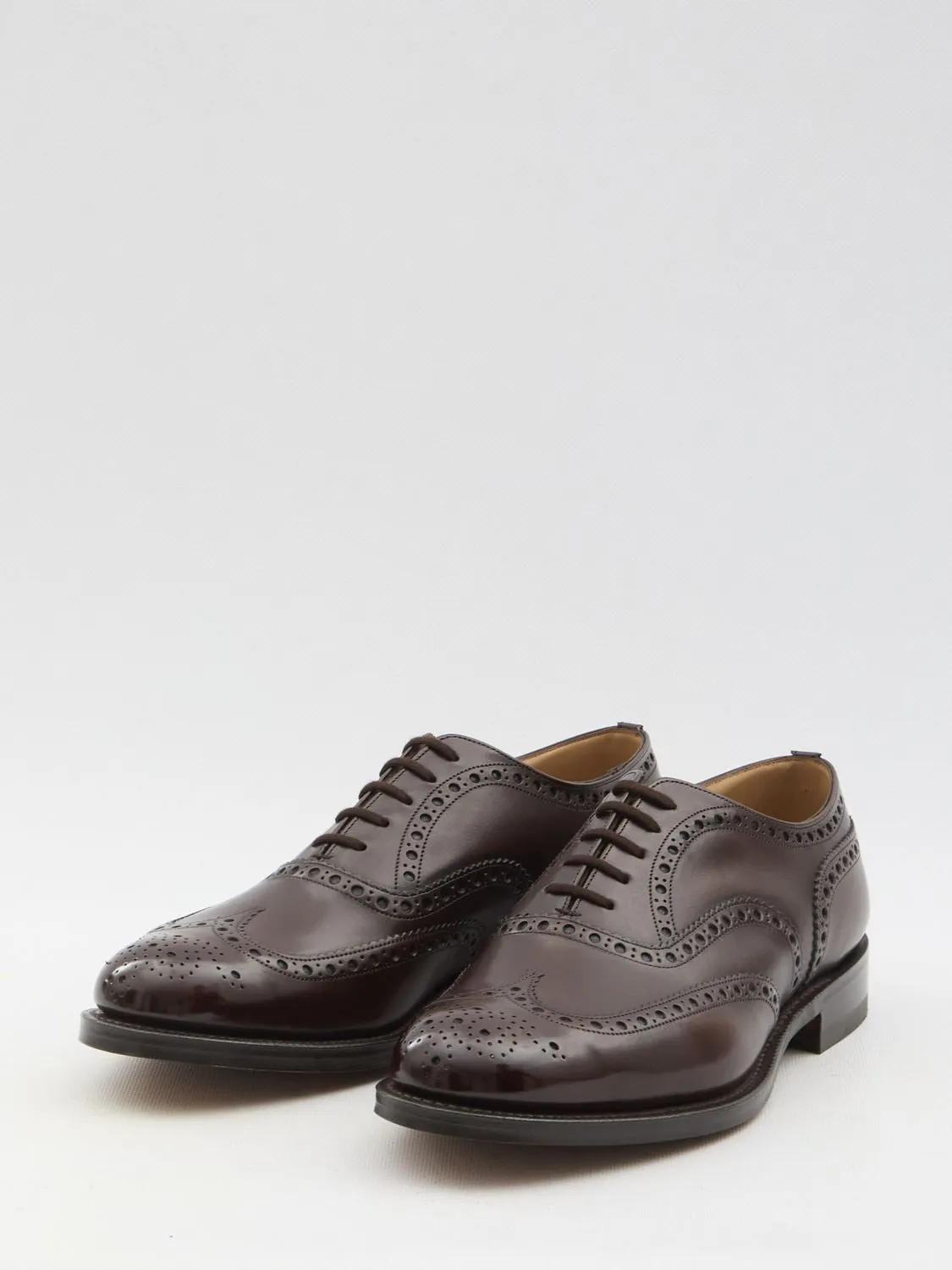 CHURCH'S Burwood Oxford Brogue Shoes - UK Size