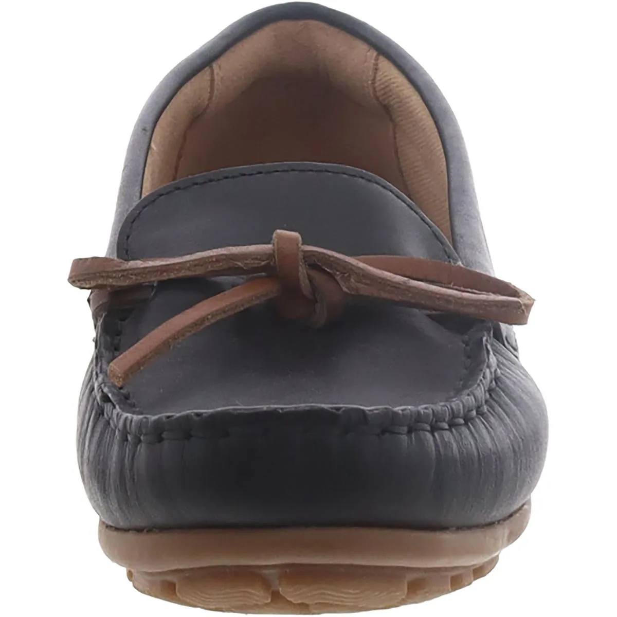 Clarks Womens Dameo Swing Faux Leather Slip-On Moccasins