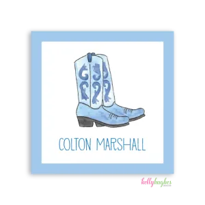 Cowboy Boots Kids Calling Card