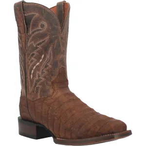 Dan Post Mens Mickey Cowboy Boots Caiman Foot Tan