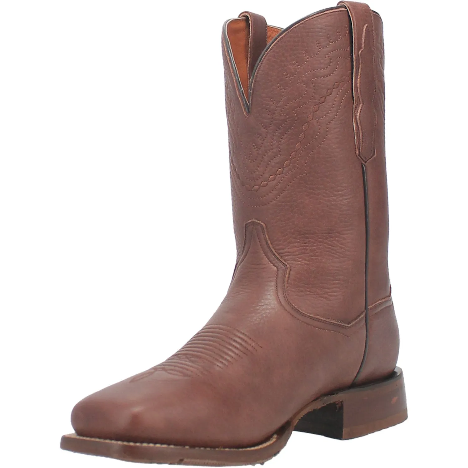 Dan Post Mens Milo Brown Leather Cowboy Boots