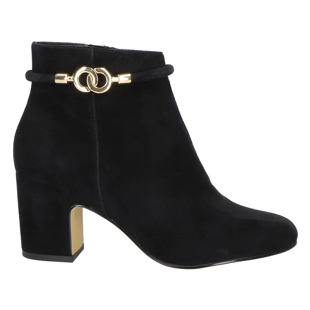 Diaz Round Toe Zippered Booties