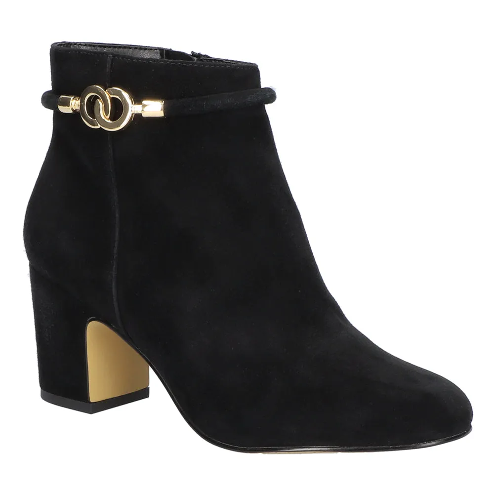 Diaz Round Toe Zippered Booties