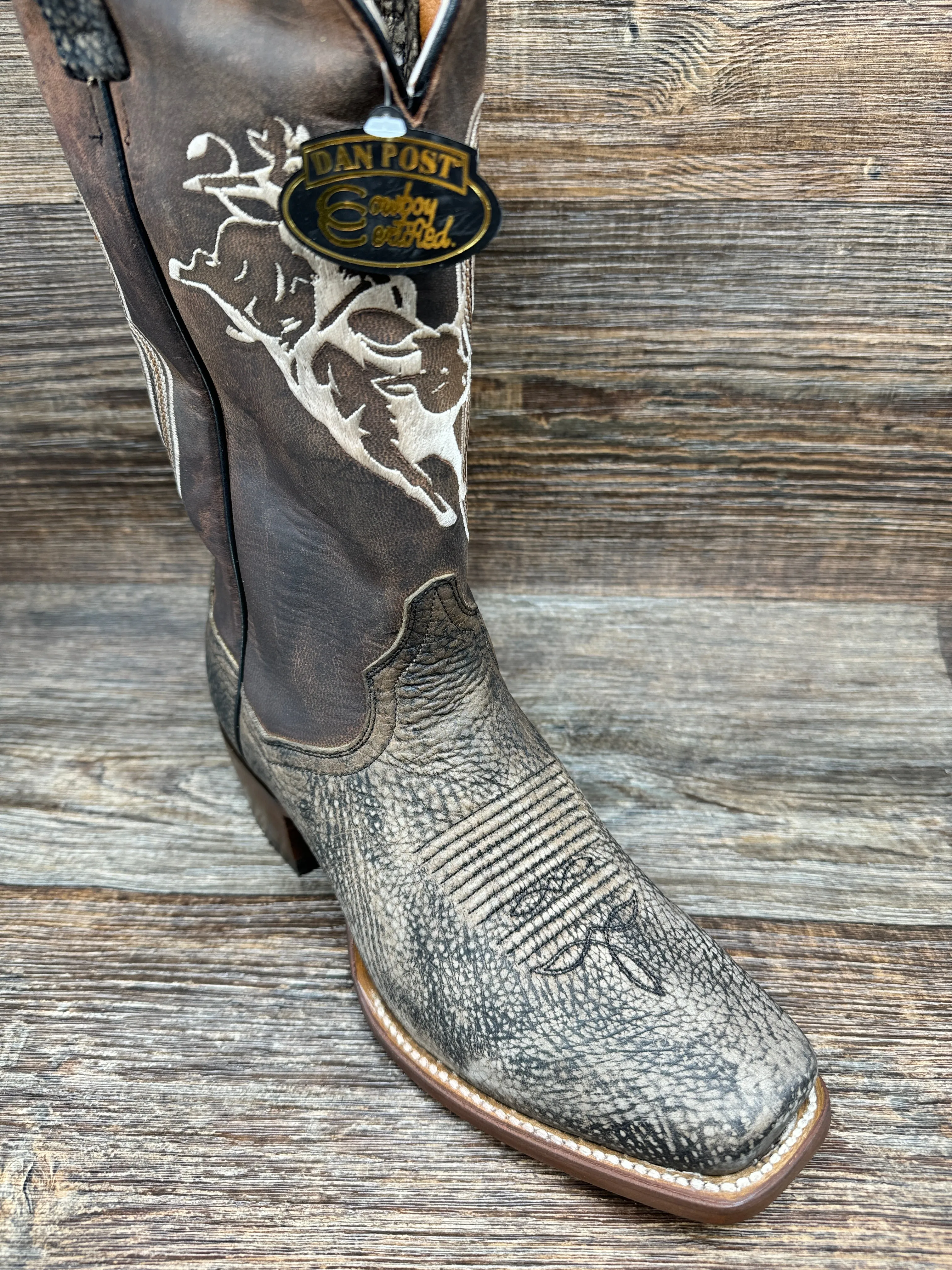 DP5037 Men's "The Dirt Show" Bison Square Toe Western Boot by Dan Post