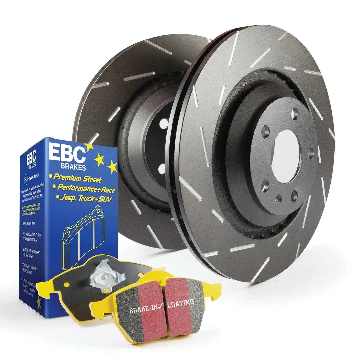 EBC Brakes S9KR1435 S9 Kits Yellowstuff and USR Rotors