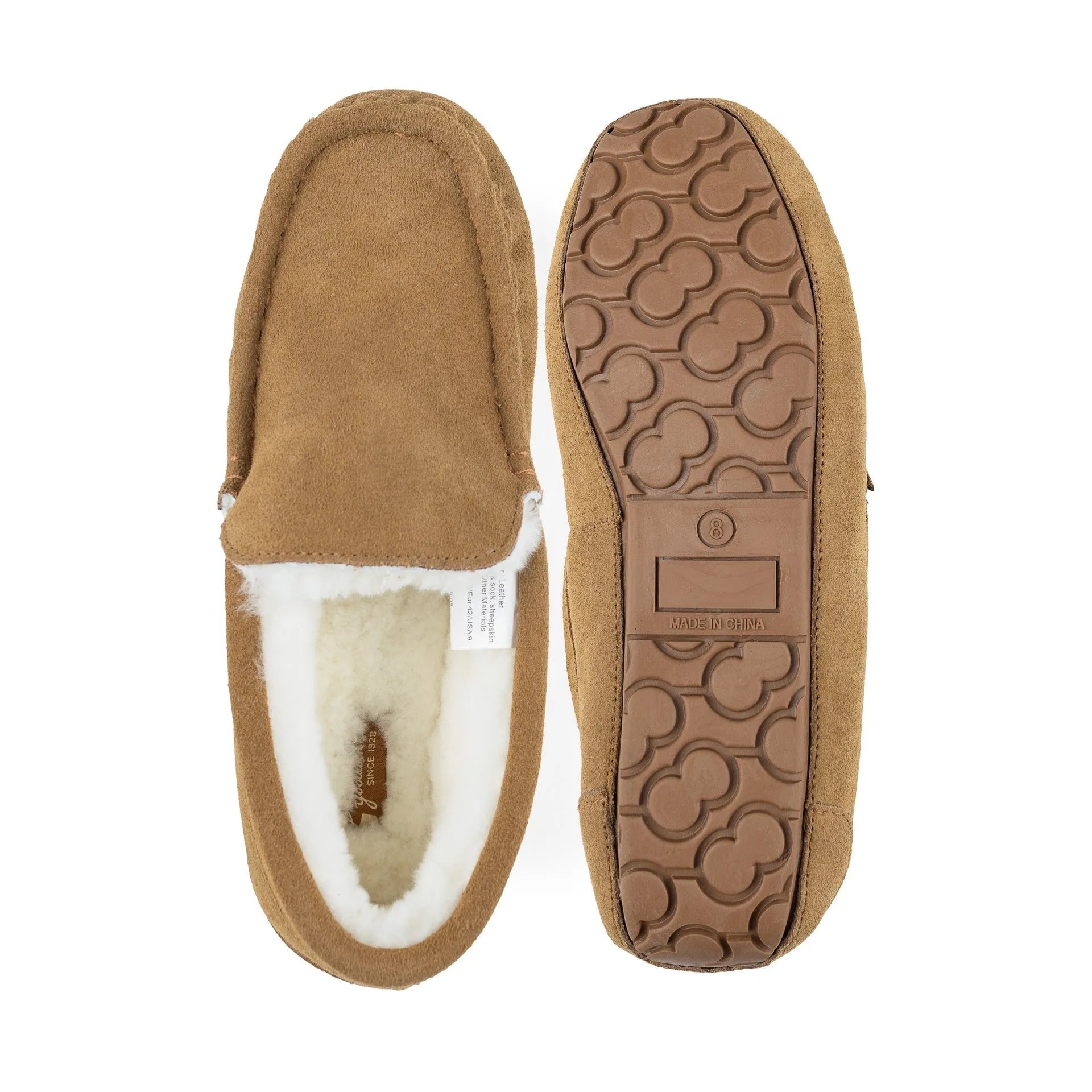 EVAN TAN SHEEPSKIN MOCCASIN