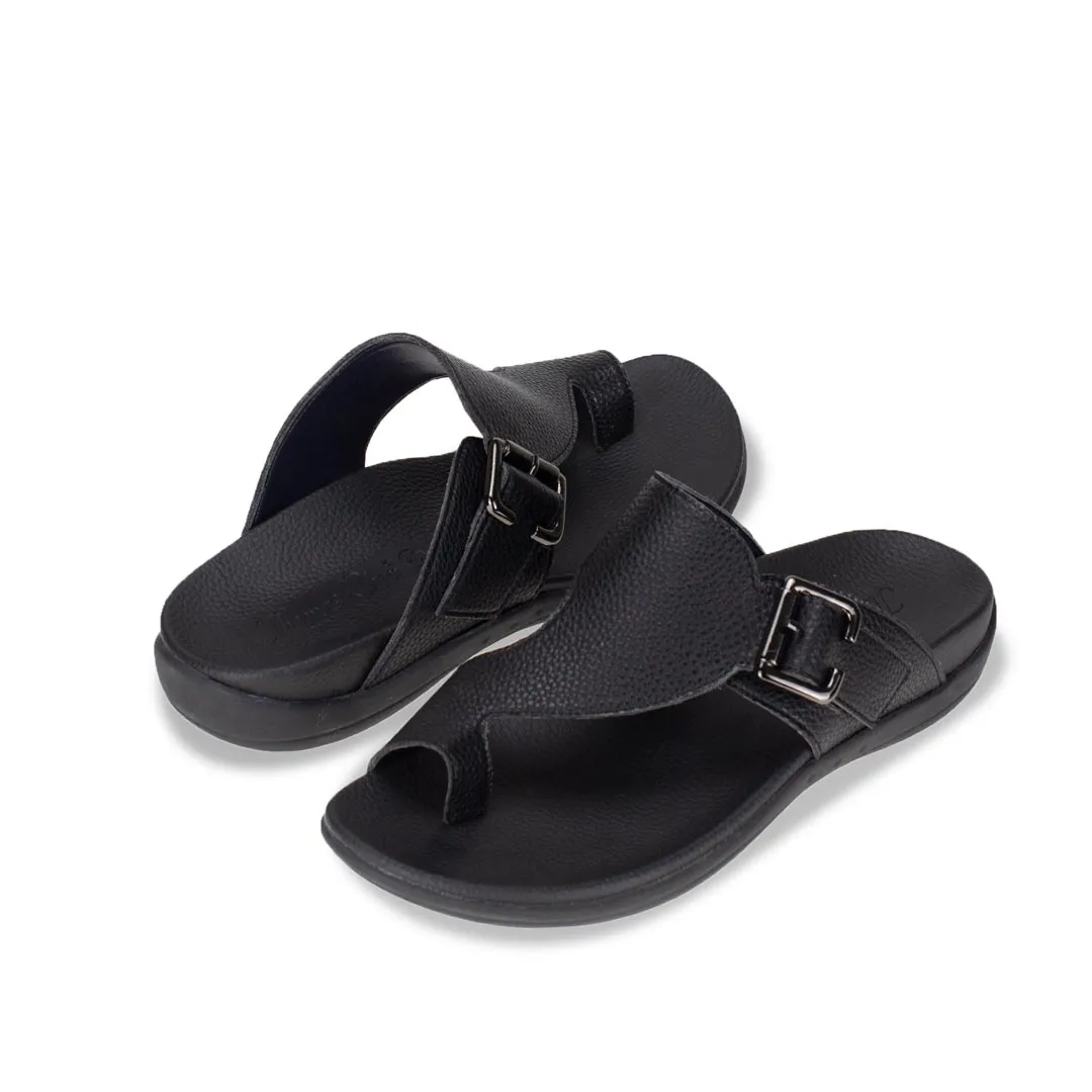 [Extra 20% off at cart] Men Toe Loop Buckle Sandals