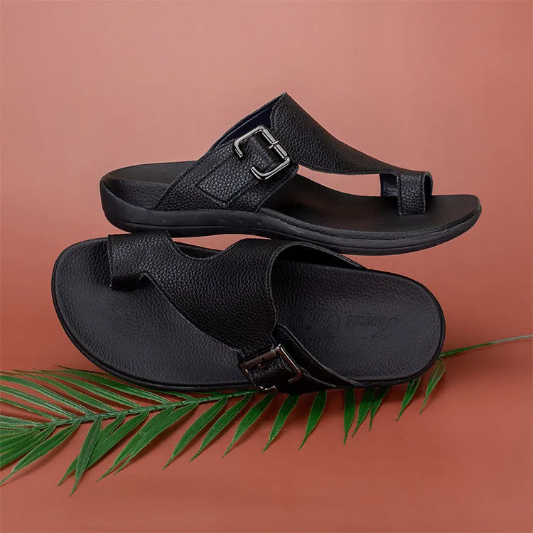 [Extra 20% off at cart] Men Toe Loop Buckle Sandals