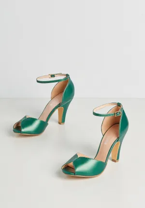 Fine Dining Peep Toe Heel