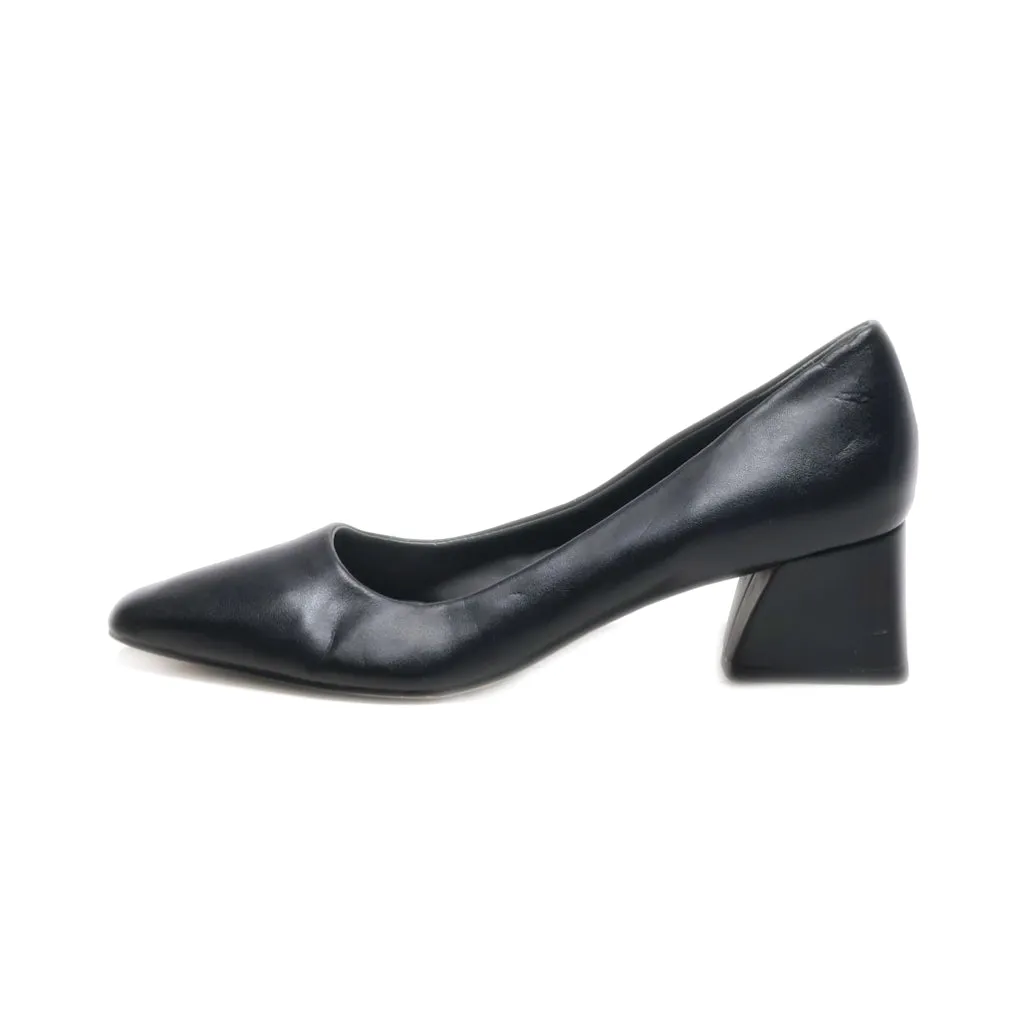 Franco Sarto Mid-Heel Shoes Leather Black Colour For Women