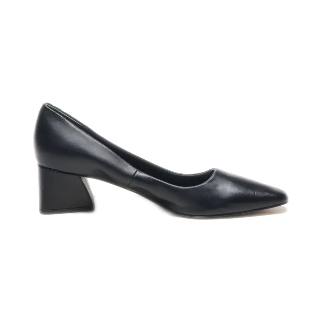 Franco Sarto Mid-Heel Shoes Leather Black Colour For Women