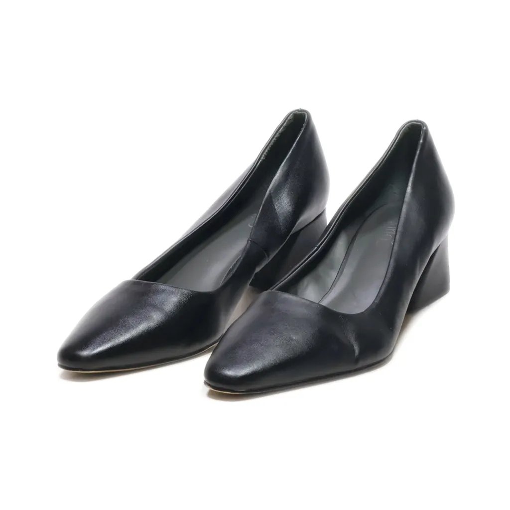 Franco Sarto Mid-Heel Shoes Leather Black Colour For Women