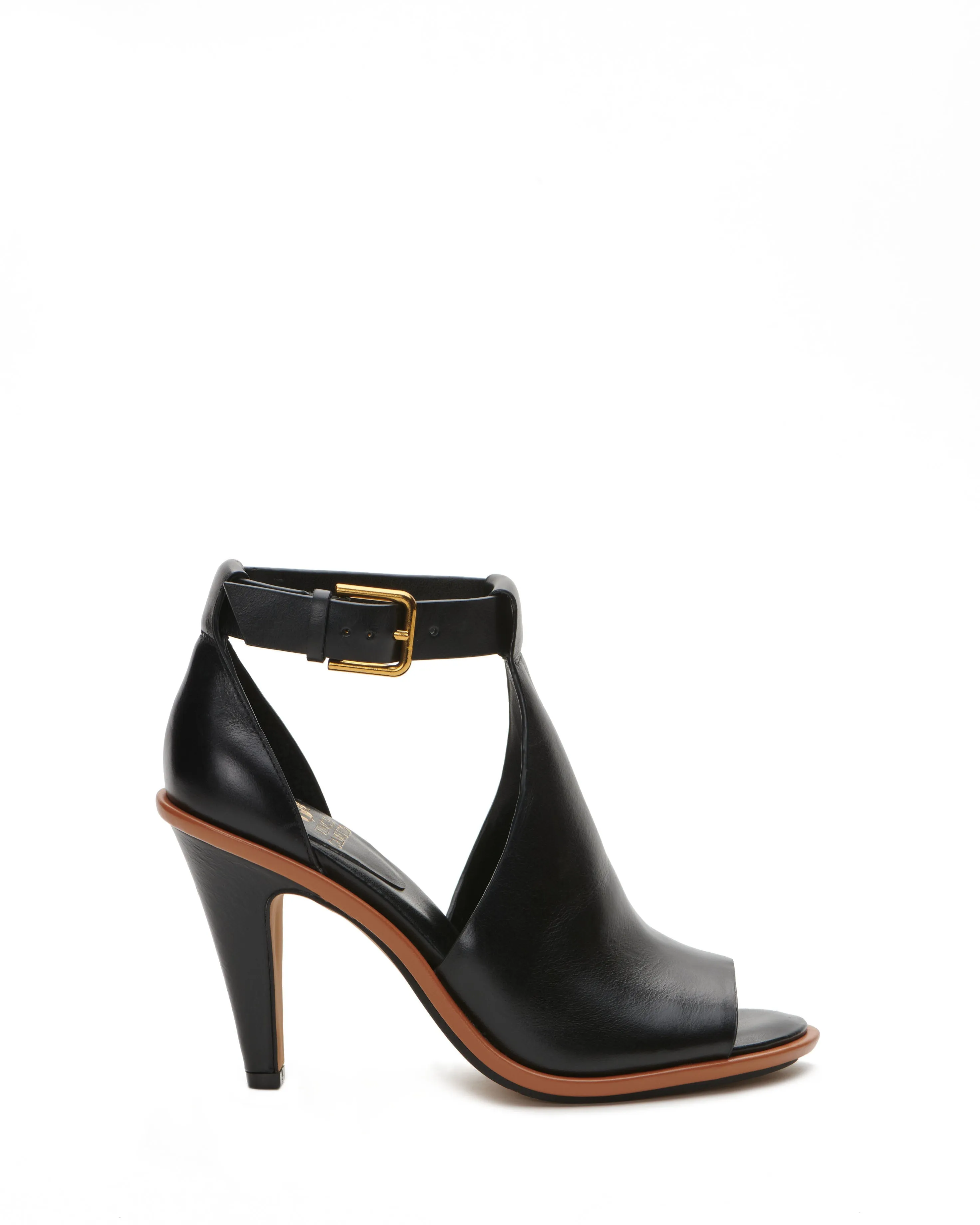 Frasper Peep Toe Shootie - Black