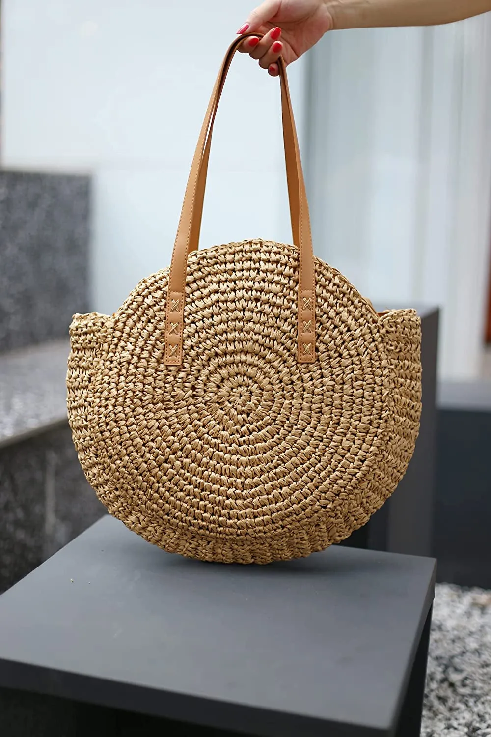 Handmade Woven Shoulder Tote Bags for Women