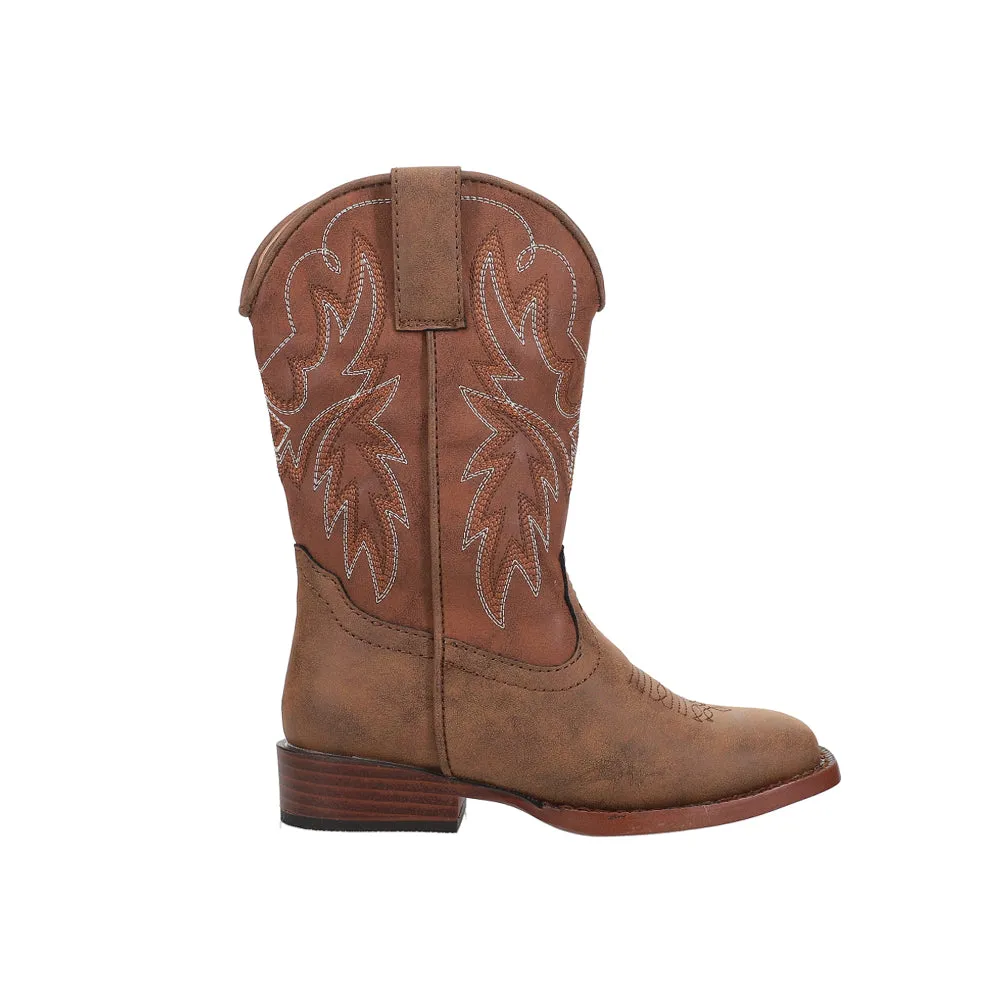 Heritage Square Toe Cowboy Boots (Little Kid-Big Kid)