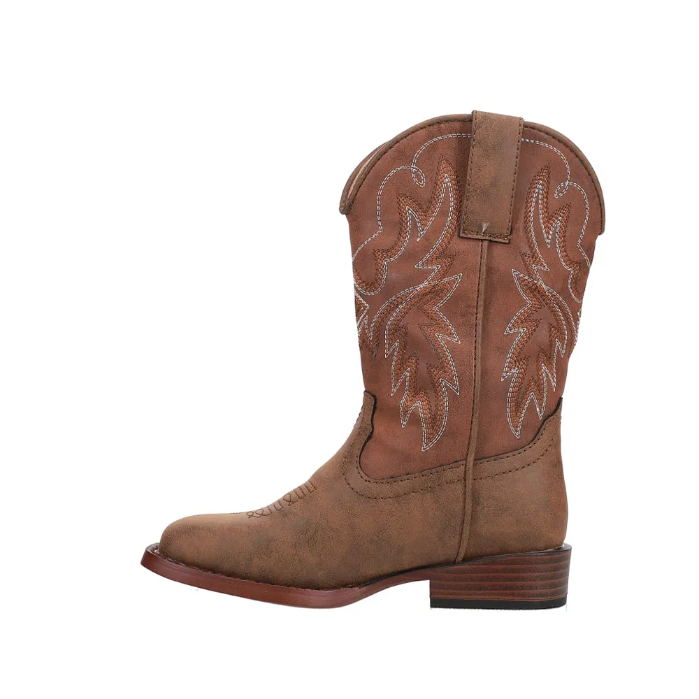 Heritage Square Toe Cowboy Boots (Little Kid-Big Kid)