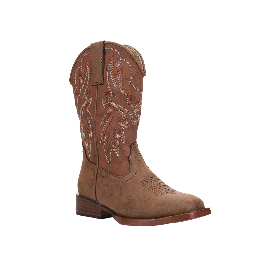 Heritage Square Toe Cowboy Boots (Little Kid-Big Kid)