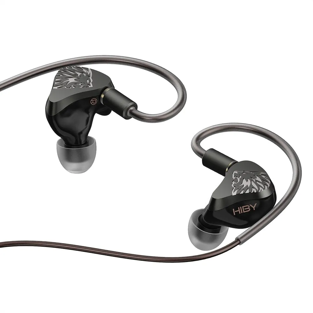 HiBy Yvain Medium-End Three-way 4 BA Drivers Enclosed Reference In-Ear Earphones