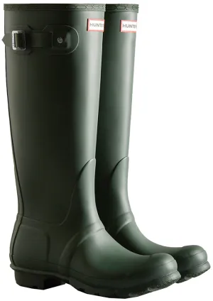 Hunter Wellies Womens Original Tall Boot Green