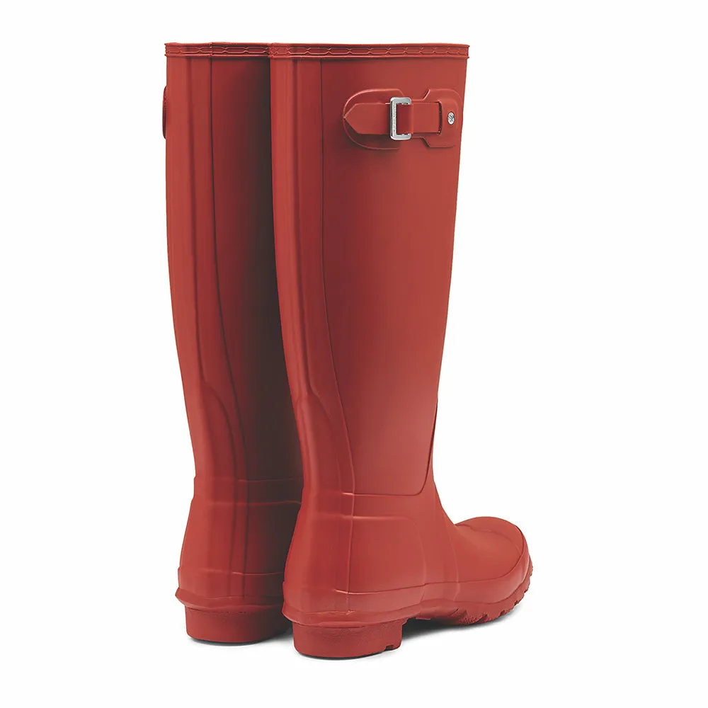 Hunter Women's Original Tall Wellington Boots in Military Red