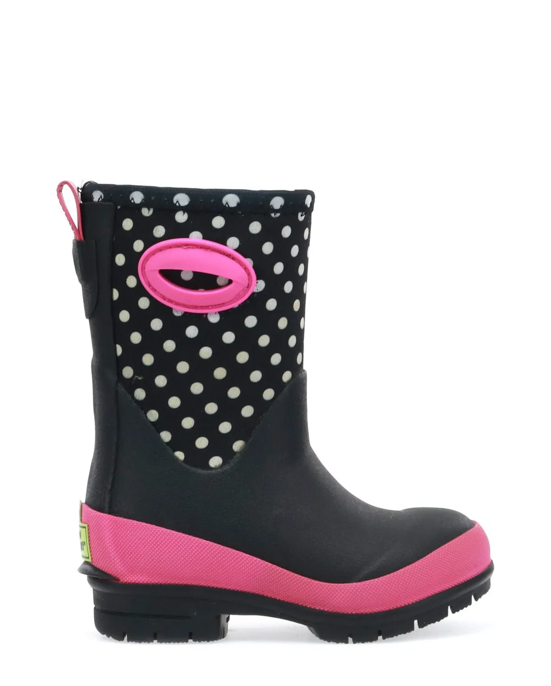 Kids Youth Chloe Dot Neoprene Cold Weather Boot - Black